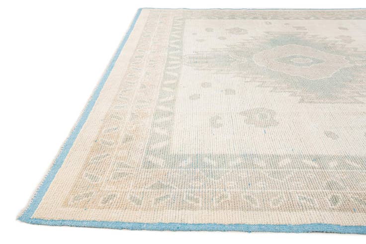 Detailansicht von 265cm x 370cm Handgeknüpft Oushak Wolle Teppich