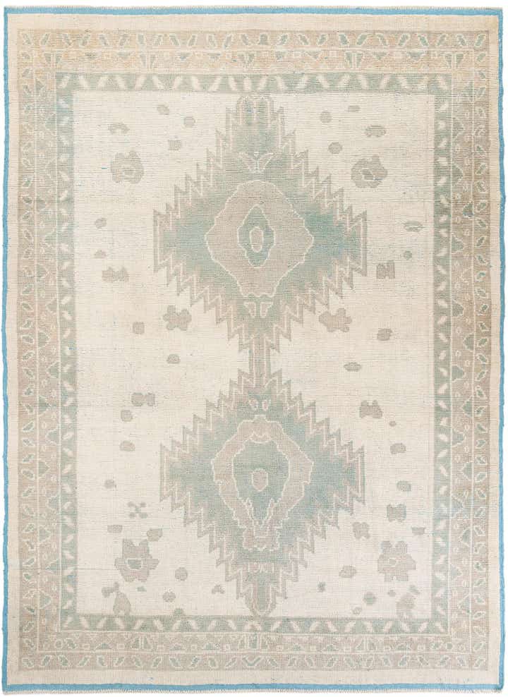 265cm x 370cm Handgeknüpft Oushak Wolle Teppich