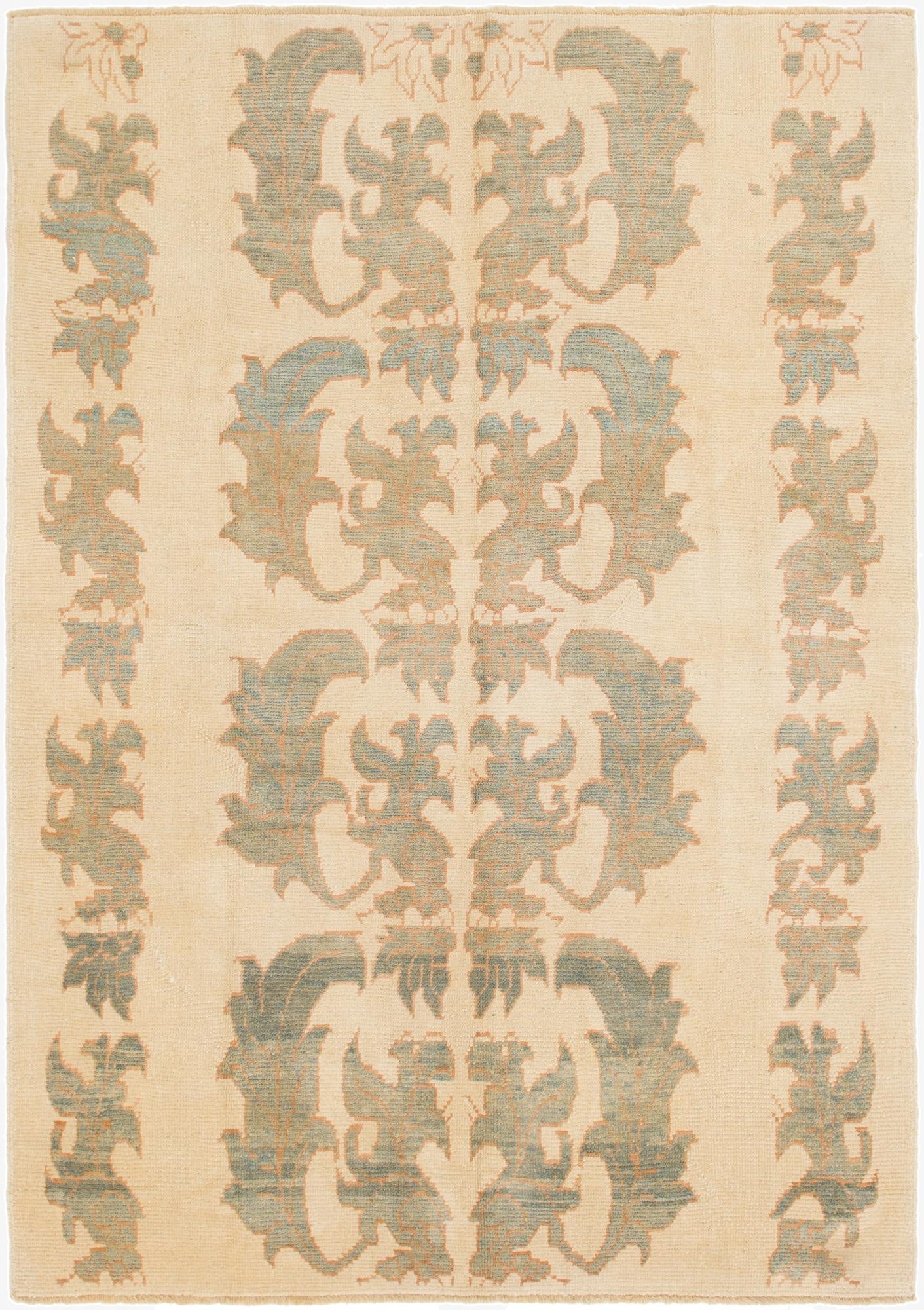7' x 10'  Hand Knotted Oushak Wool Rug