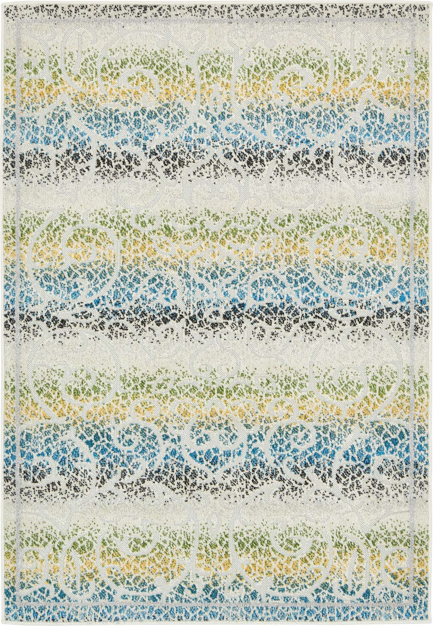 4' x 6' Easy-Clean Botanical Indoor / Outdoor Rug