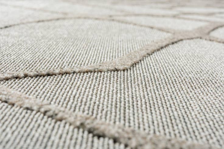 Detail image of 8' x 10' Easy-Clean Modern Indoor / Outdoor Rug