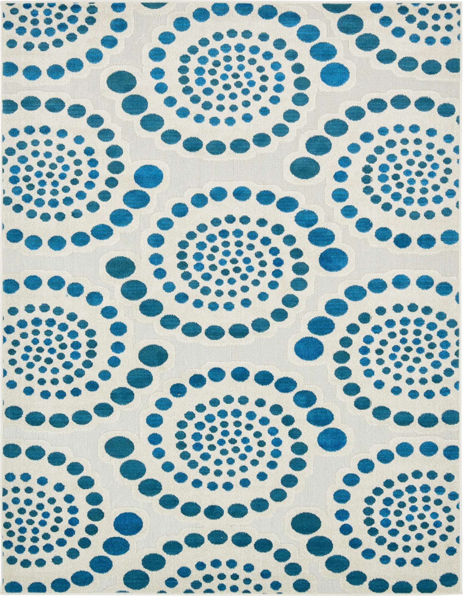 6' x 9' Easy-Clean Modern Indoor / Outdoor Rug