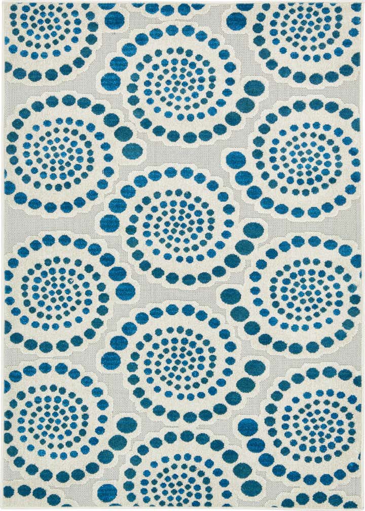 4' x 6' Easy-Clean Modern Indoor / Outdoor Rug