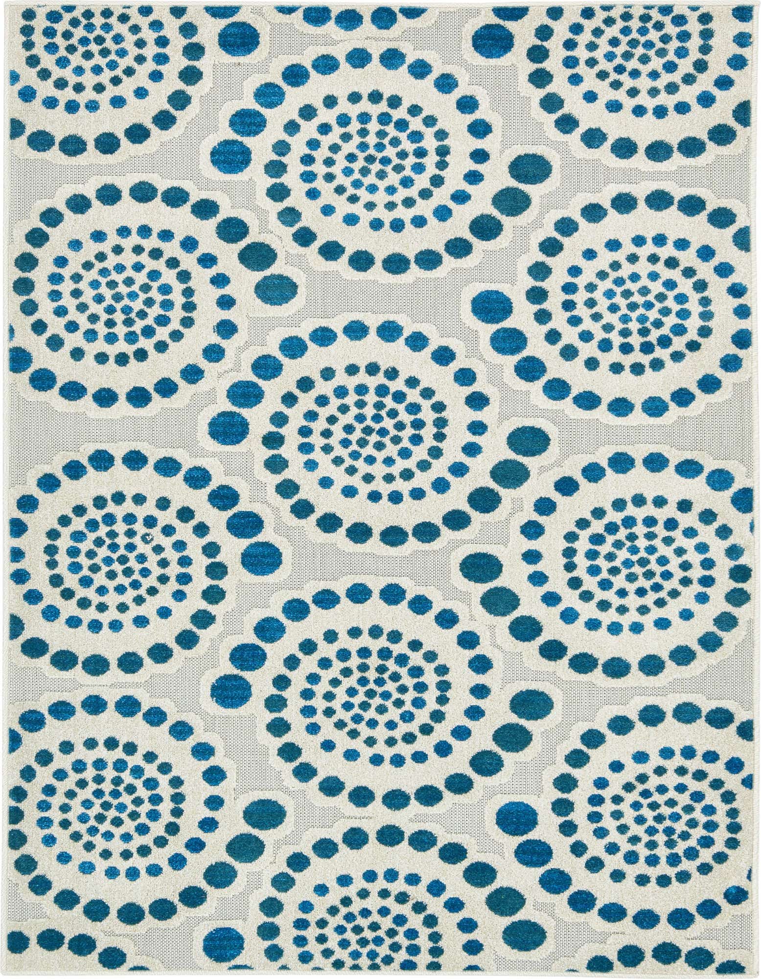 4' x 6' Easy-Clean Modern Indoor / Outdoor Rug