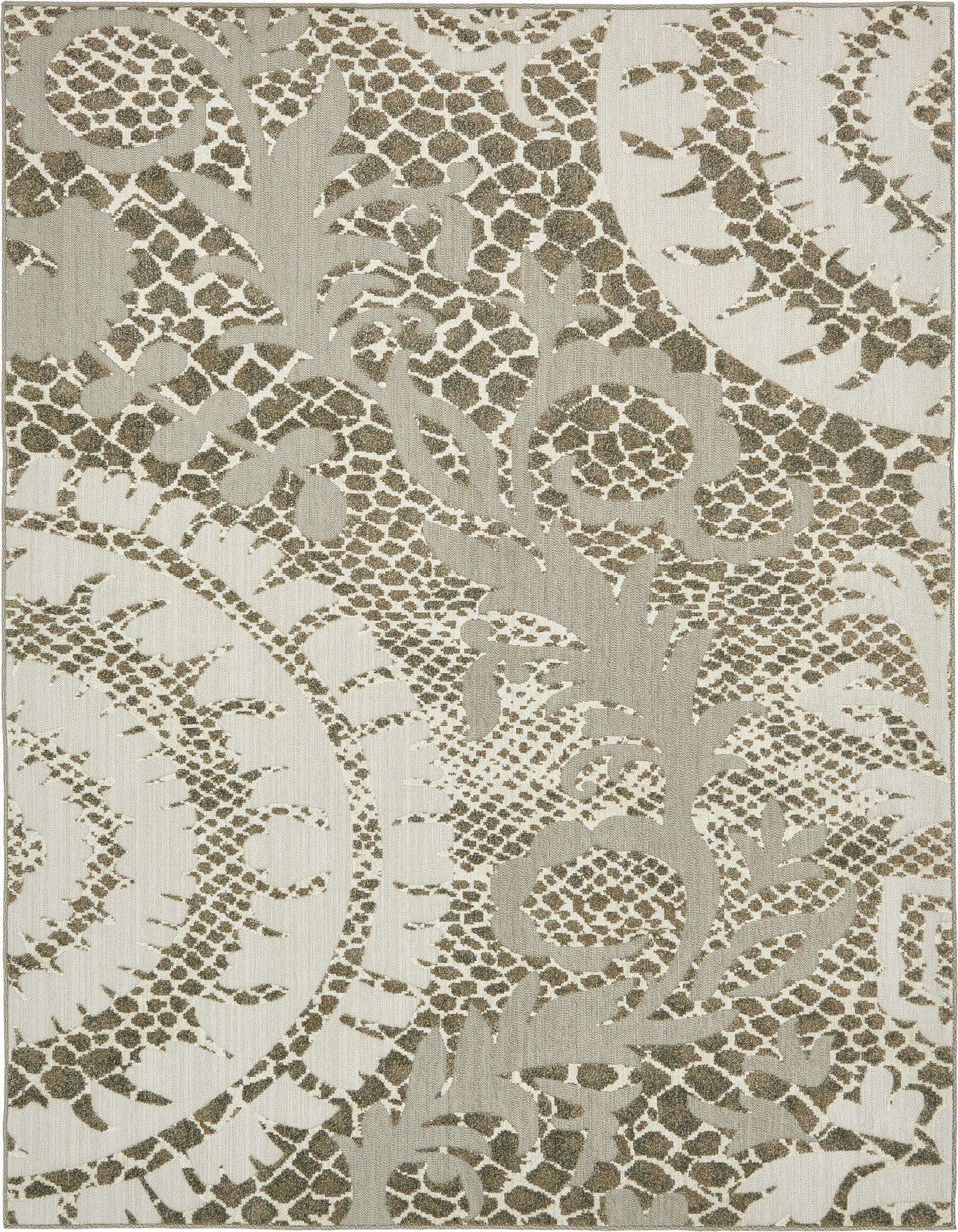 7' x 10' Easy-Clean Modern Indoor / Outdoor Rug