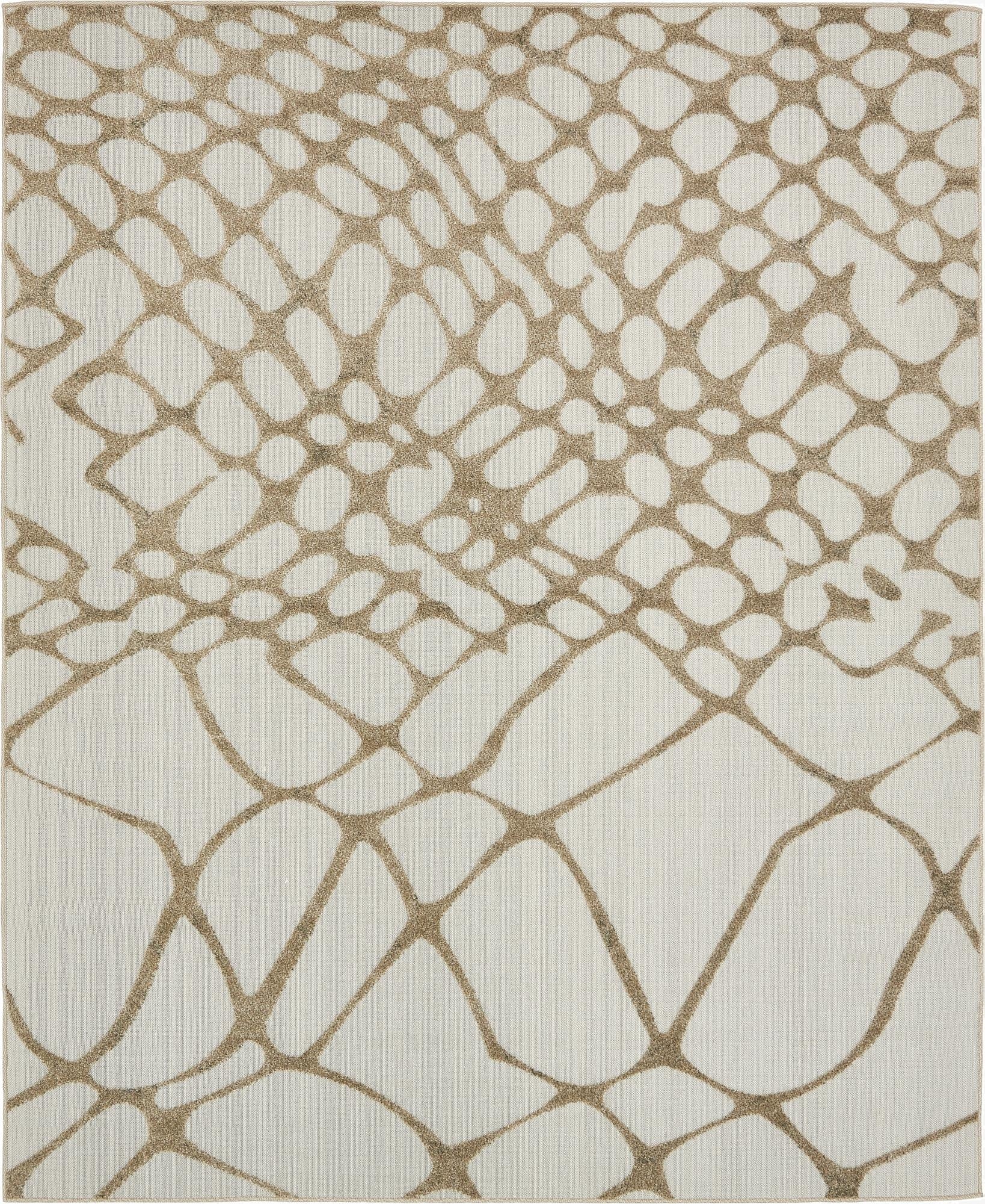 8' x 10' Easy-Clean Modern Indoor / Outdoor Rug