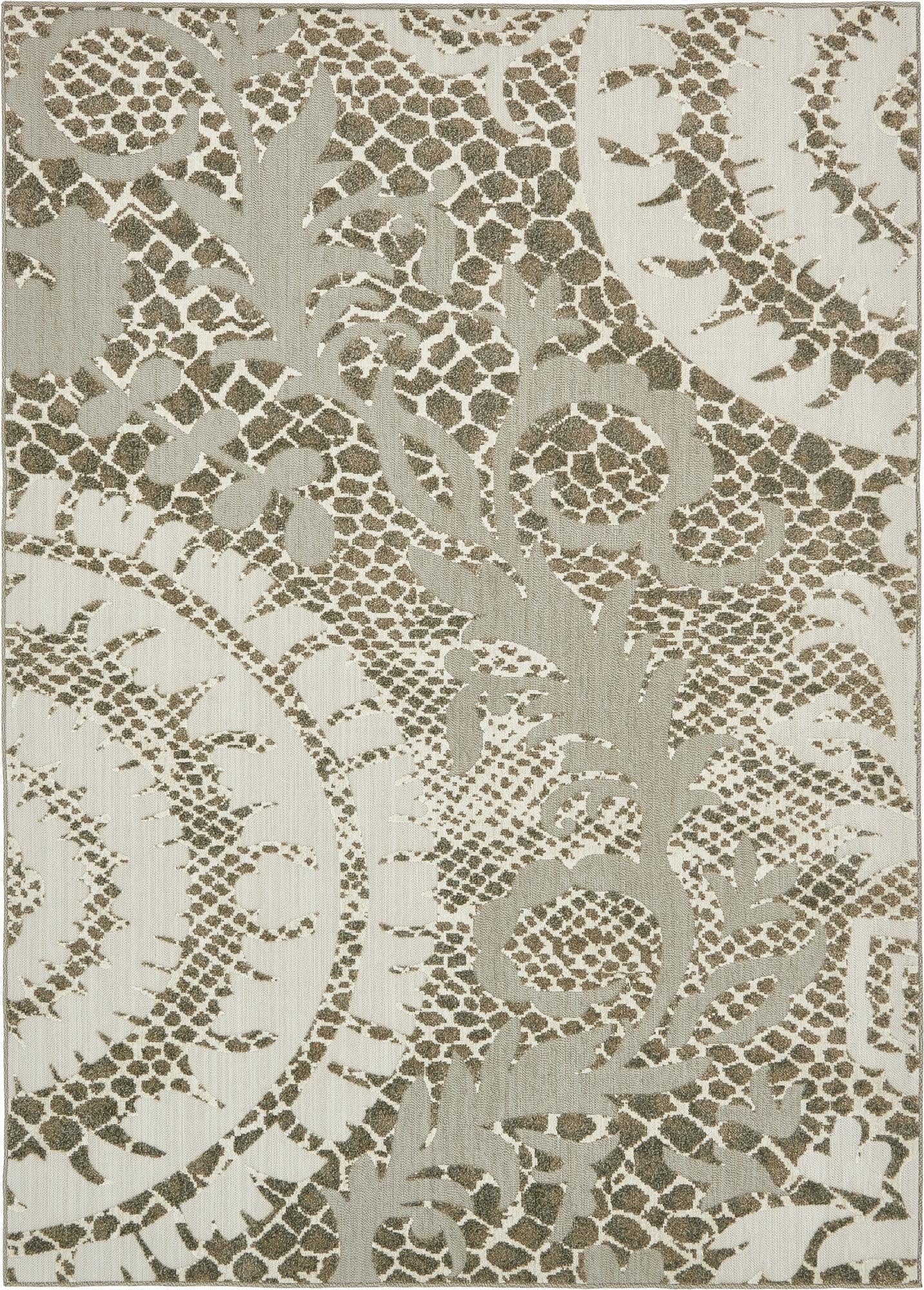 7' x 10'  Washable Modern Indoor / Outdoor Rug