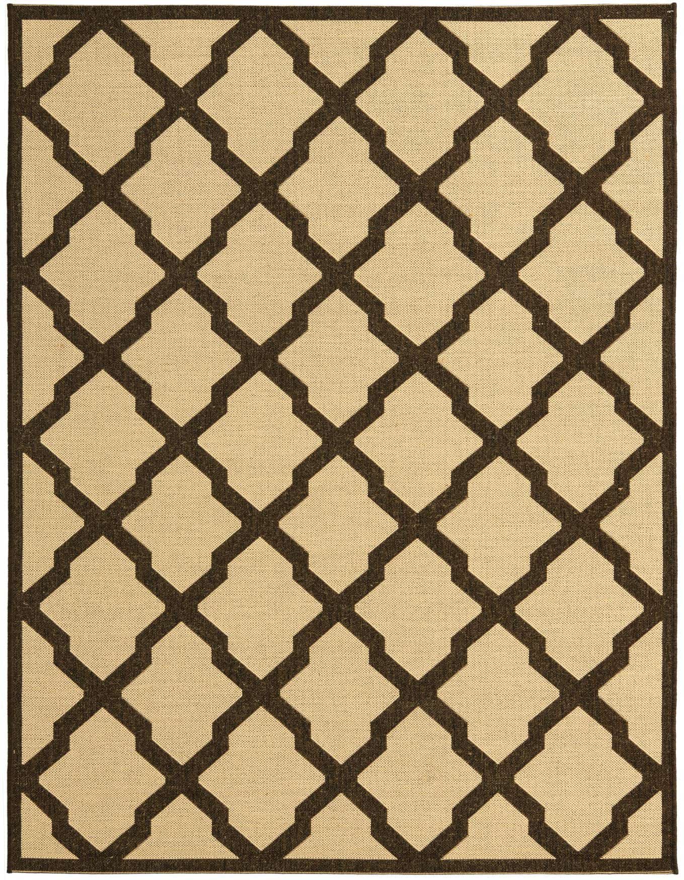5' x 7' 6 Easy-Clean Trellis Indoor / Outdoor Rug