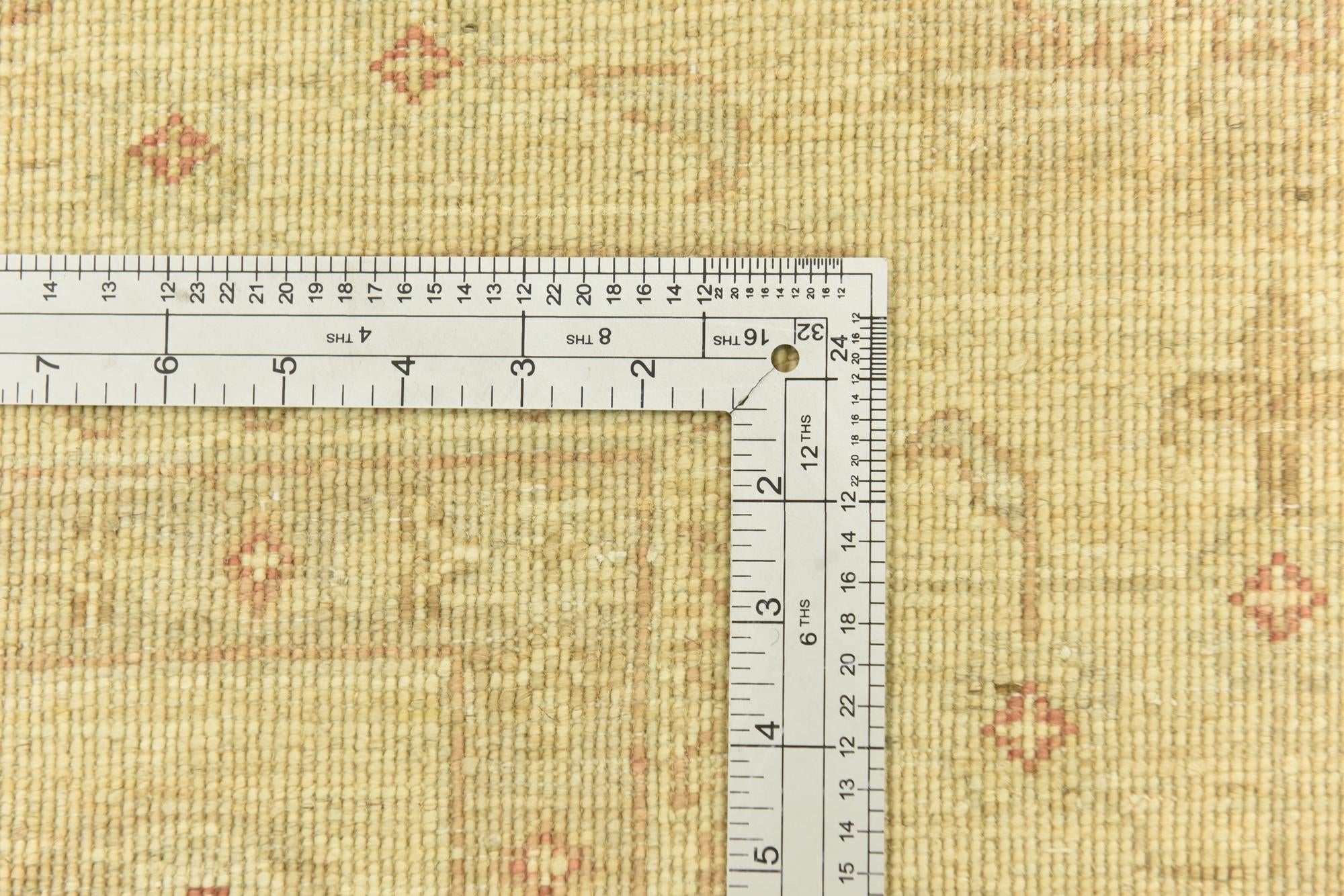 6' 10 x 9' 7 Hand Knotted Over-Dyed Ziegler Rug
