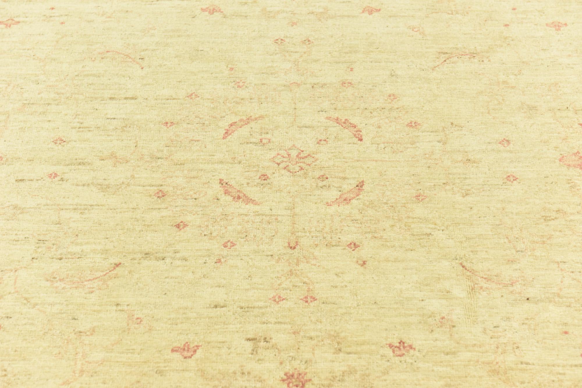 6' 10 x 9' 7 Hand Knotted Over-Dyed Ziegler Rug
