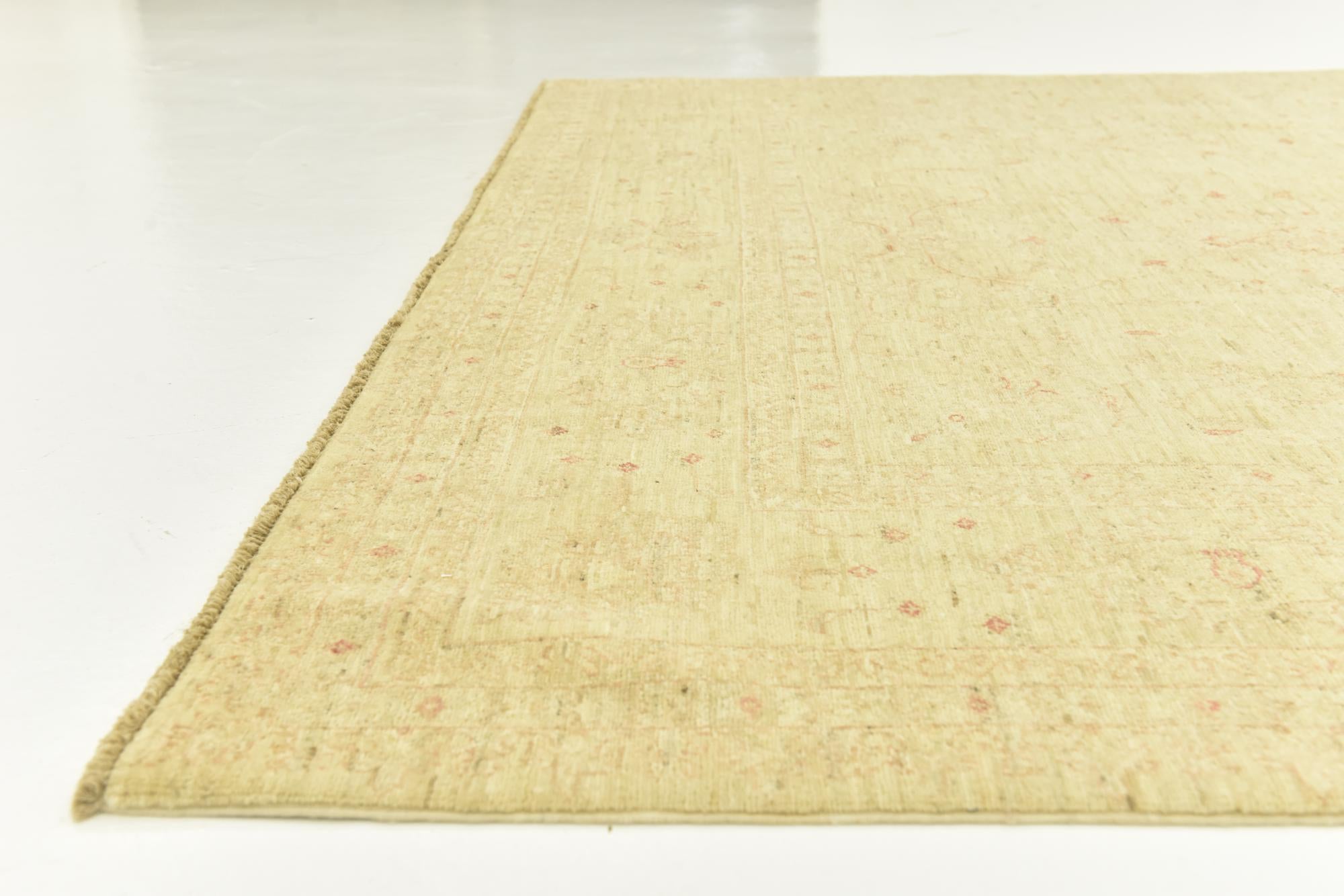 6' 10 x 9' 7 Hand Knotted Over-Dyed Ziegler Rug