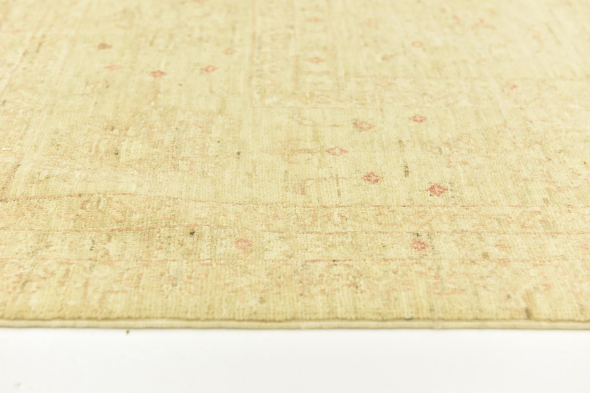 6' 10 x 9' 7 Hand Knotted Over-Dyed Ziegler Rug