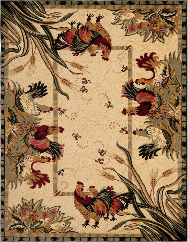 Detail image of 7' x 10' Pastoral Rug