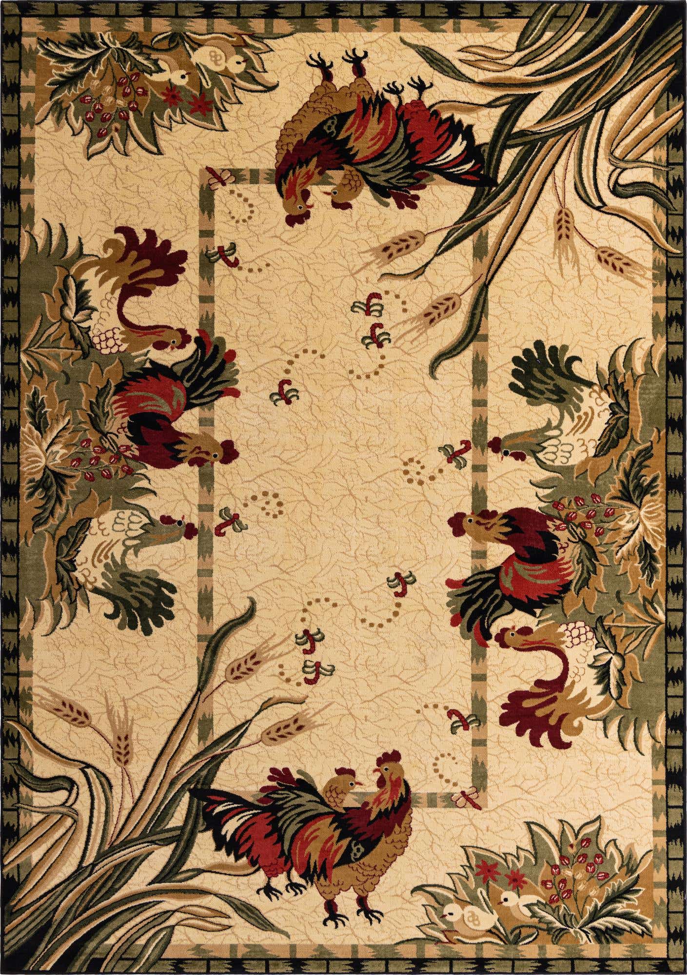 10' x 14' Pastoral Rug