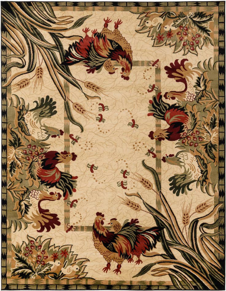 Detail image of 7' 10 x 10' Pastoral Rug