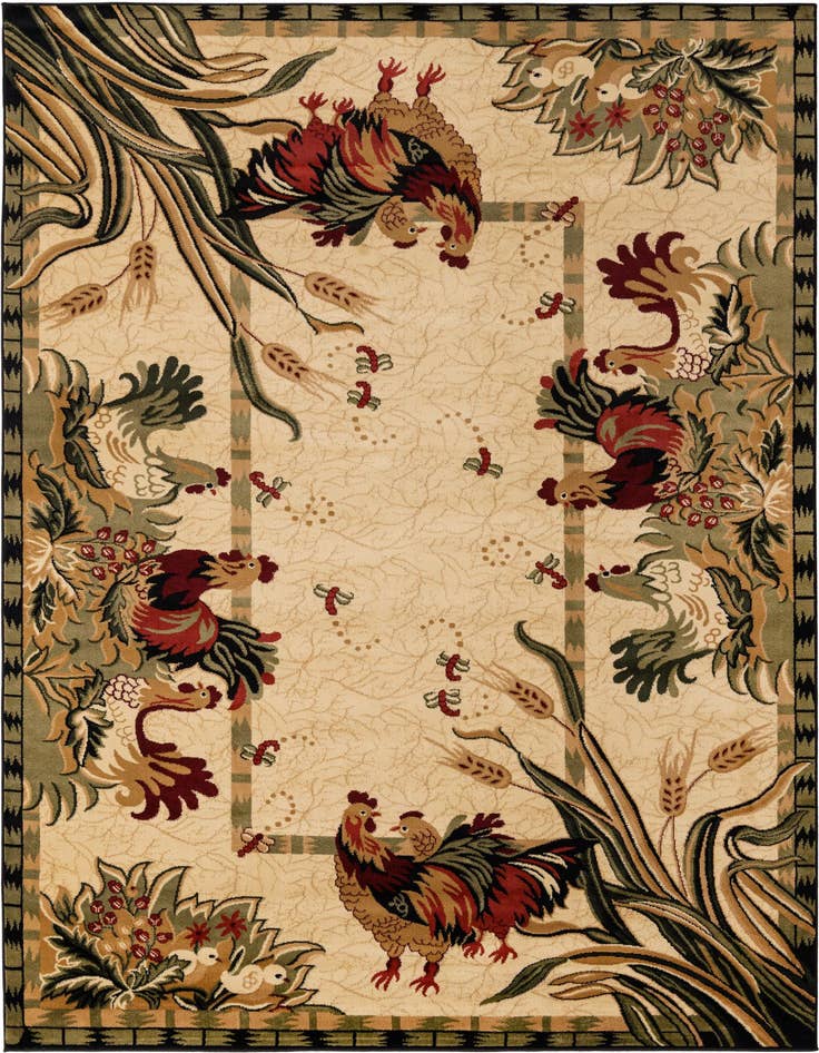 Detail image of 7' 10 x 11' Pastoral Rug