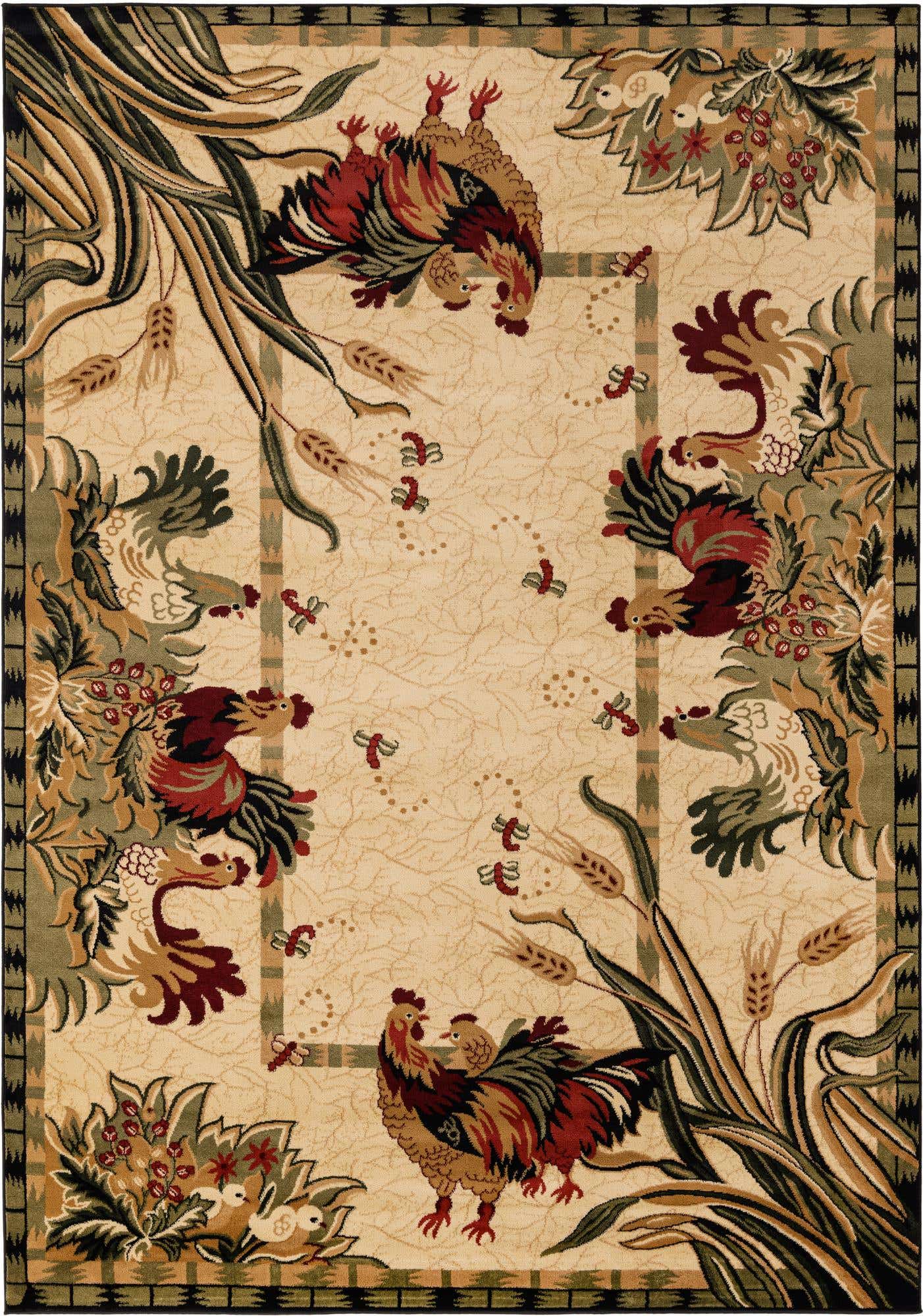 7' 10 x 11' Pastoral Rug