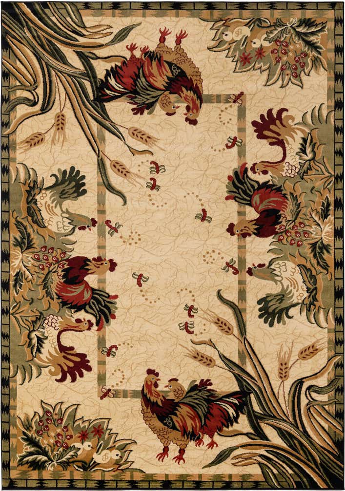 7' 10 x 11' Pastoral Rug