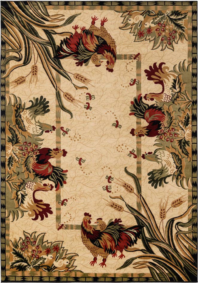Detail image of 7' 10 x 11' Pastoral Rug