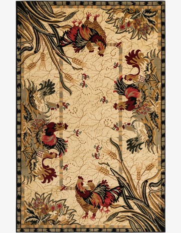 5' 3 x 8' Pastoral Rug