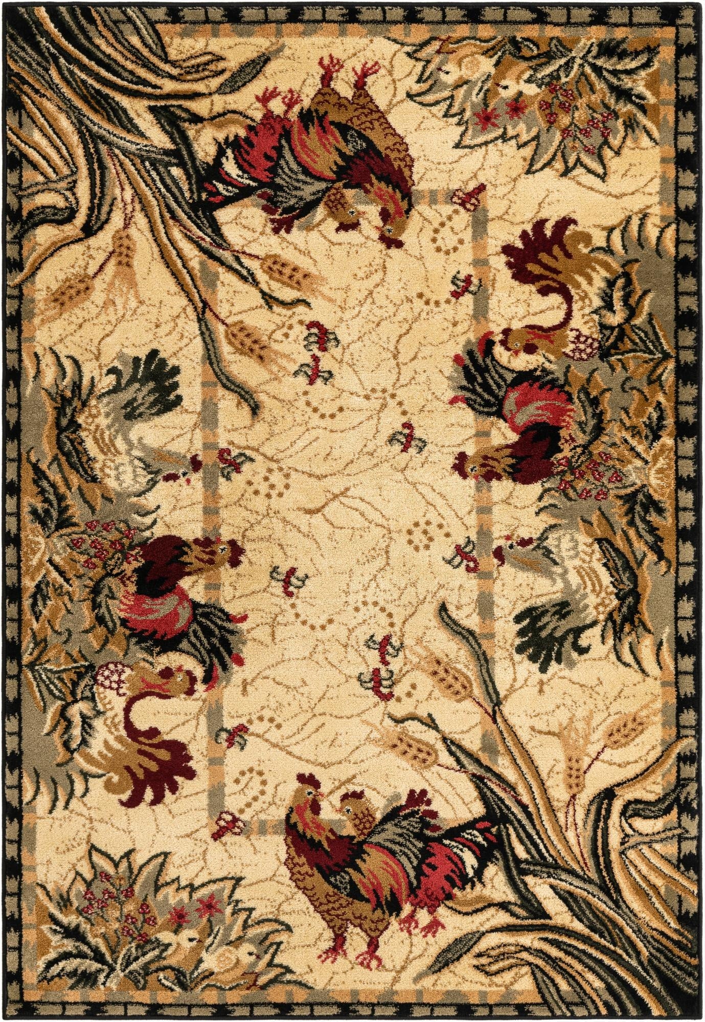 4' x 6' Pastoral Rug