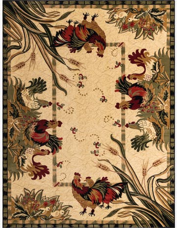 10' x 13' Pastoral Rug