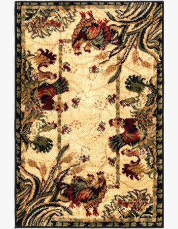 2' x 3' Pastoral Rug