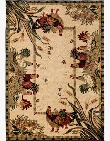 7' 10 x 11' Pastoral Rug