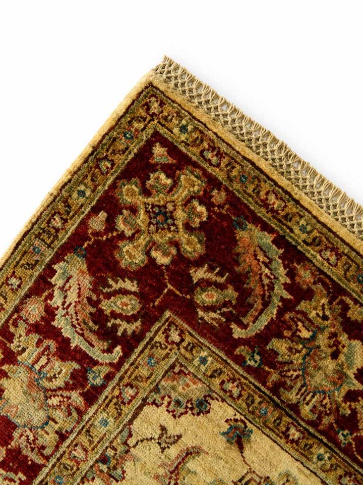 4' 2 x 6' 3 Hand Knotted Pershawar Ziegler Rug