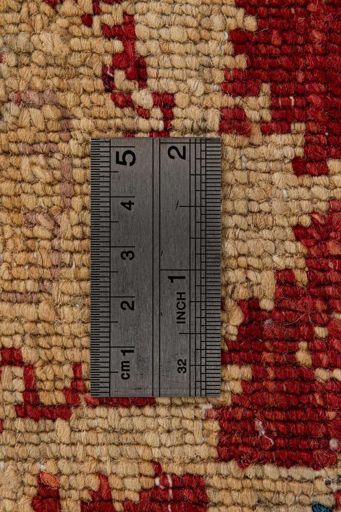 6' 4 x 9' 6 Hand Knotted Peshawar Ziegler Wool Rug