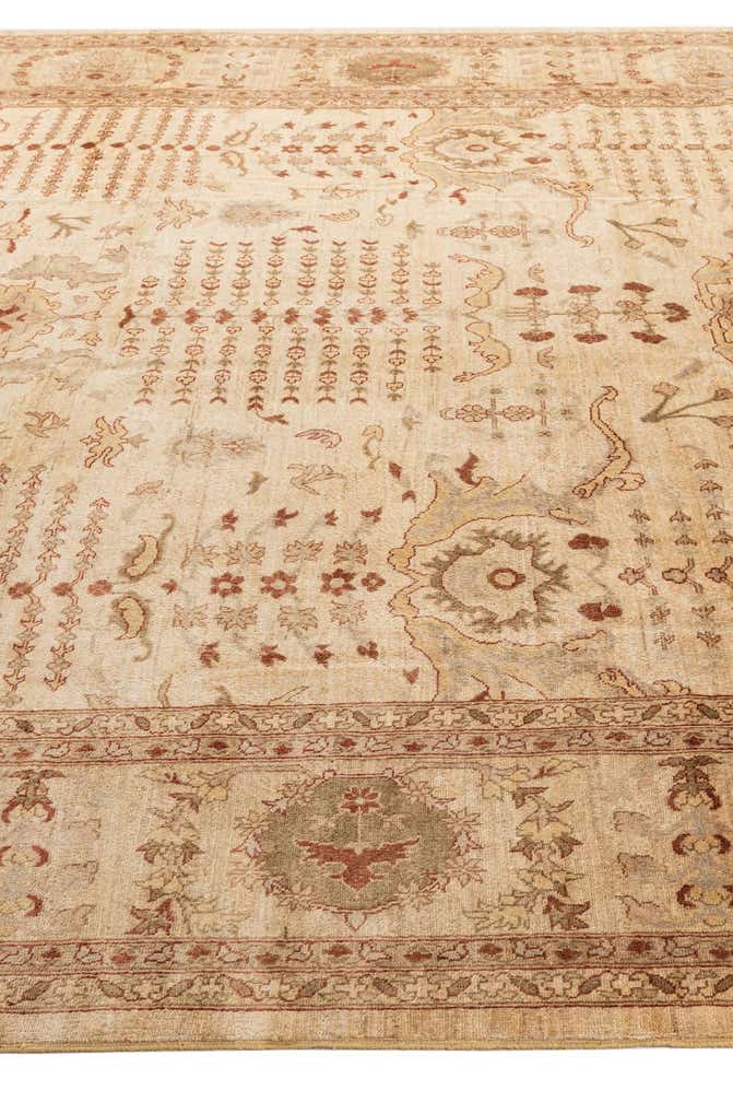 11' 11 x 19' 1 Hand Knotted Peshawar Ziegler Rug