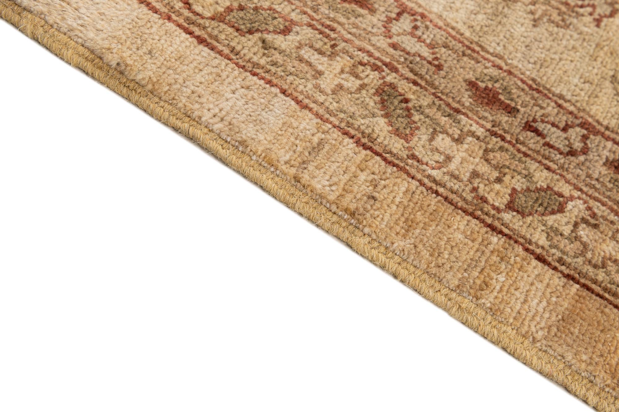 11' 11 x 19' 1 Hand Knotted Peshawar Ziegler Rug