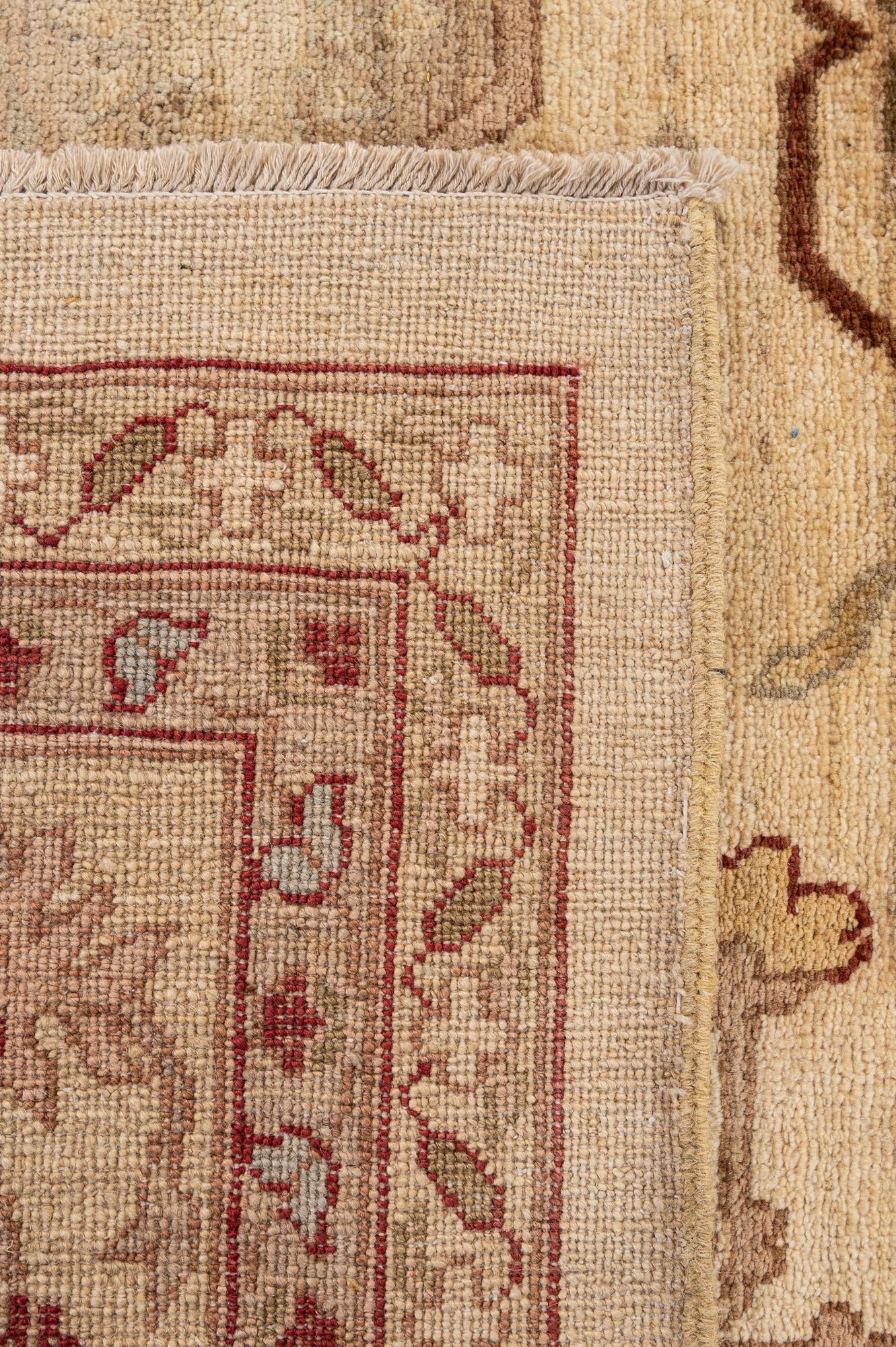 11' 11 x 19' 1 Hand Knotted Peshawar Ziegler Rug