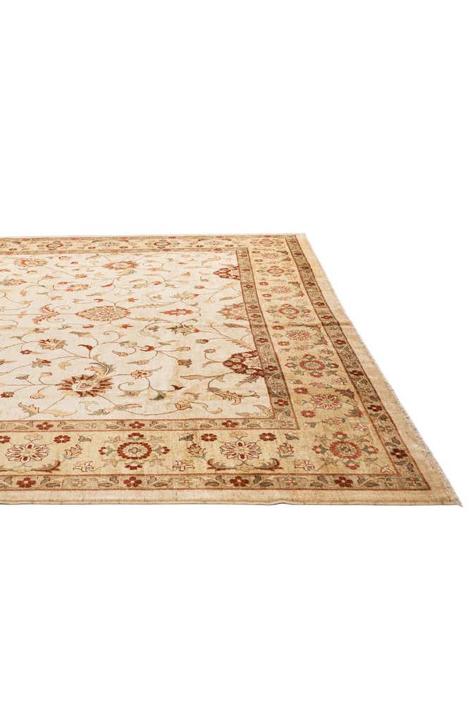 12' 1 x 17' 8 Hand Knotted Peshawar Ziegler Rug