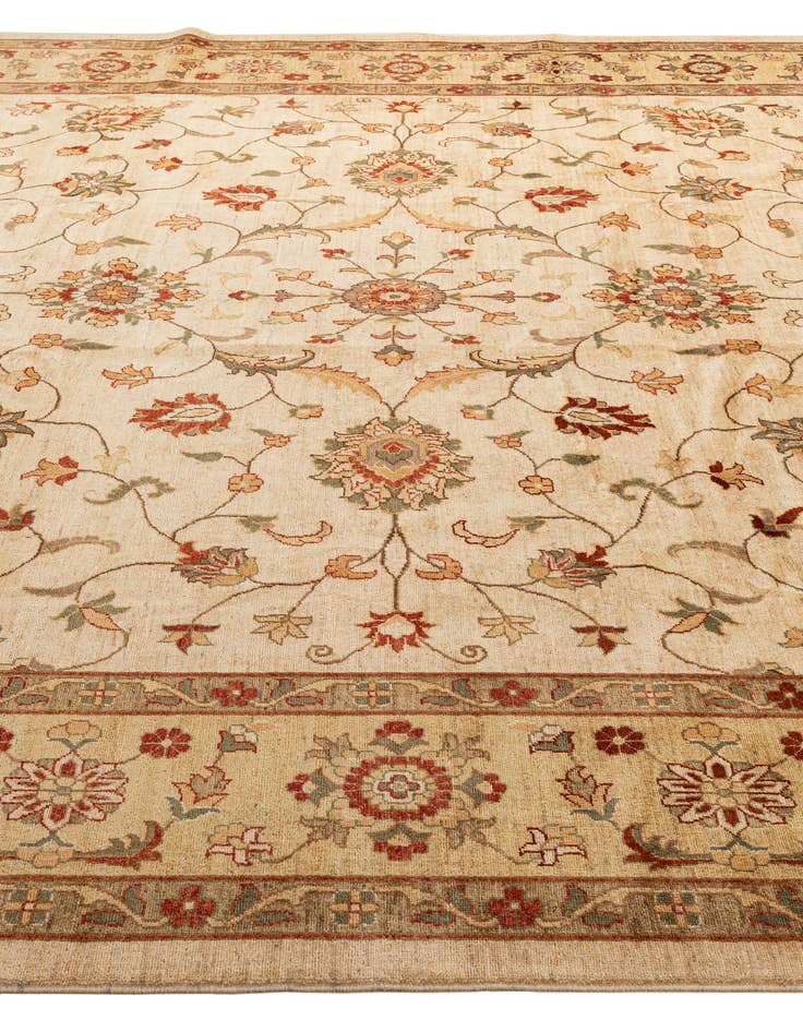 Detail image of 12' 1 x 17' 8  Hand Knotted Peshawar Ziegler Rug