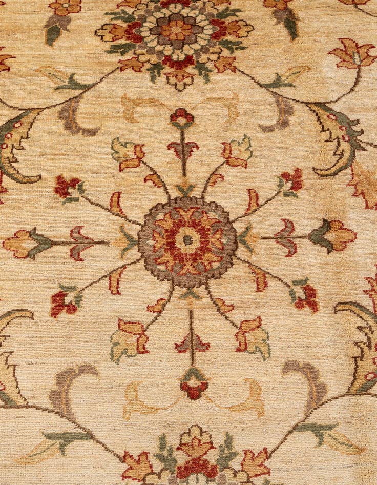 Detail image of 12' 1 x 17' 8  Hand Knotted Peshawar Ziegler Rug