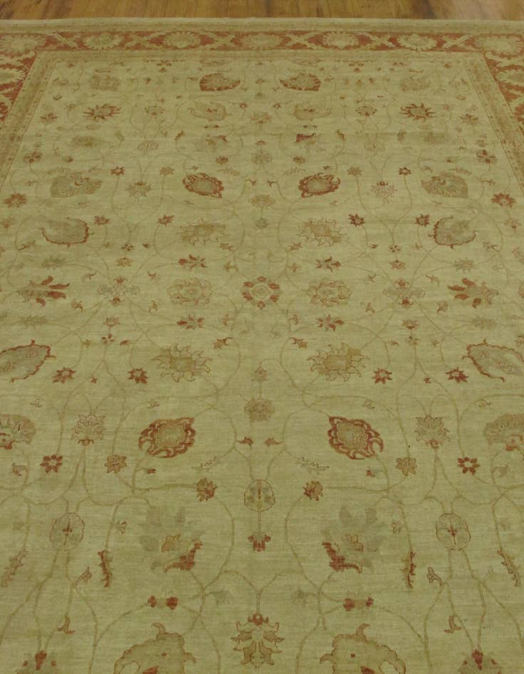 Detail image of 16' 4 x 23' 5  Hand Knotted Peshawar Ziegler Oriental Rug