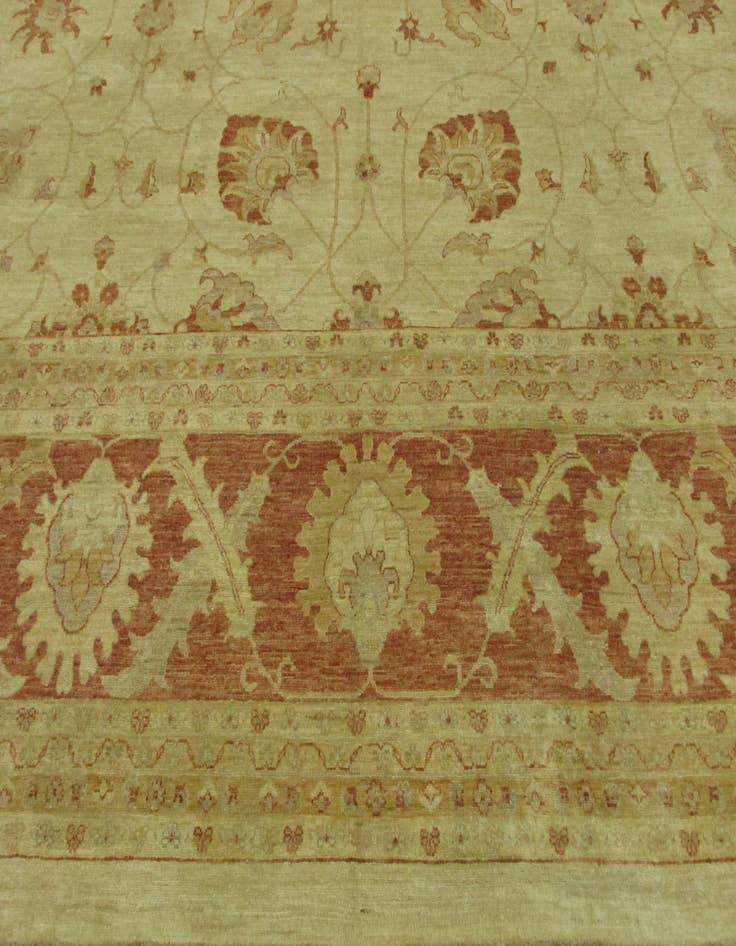 Detail image of 16' 4 x 23' 5  Hand Knotted Peshawar Ziegler Oriental Rug