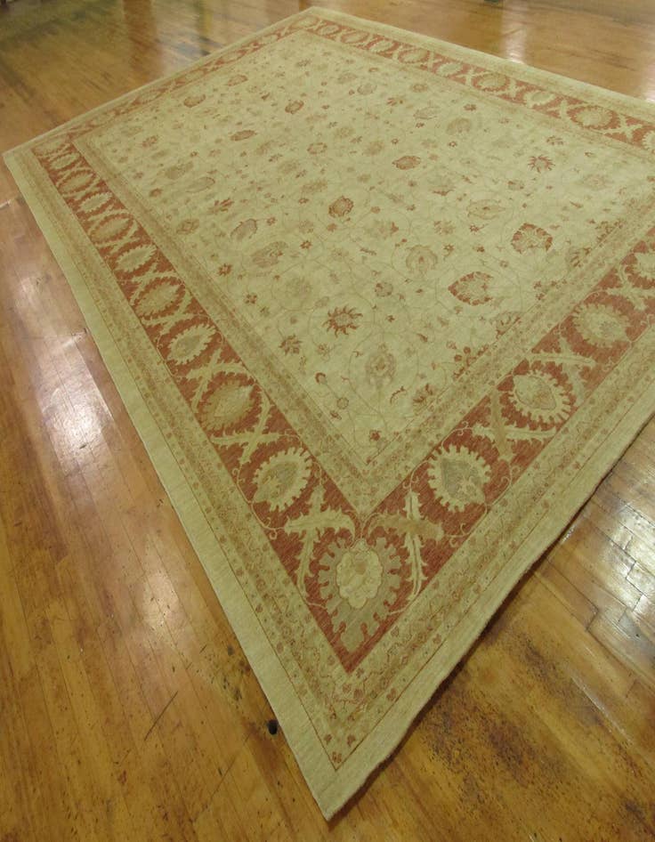 Detail image of 16' 4 x 23' 5  Hand Knotted Peshawar Ziegler Oriental Rug