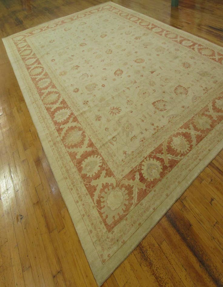 Detail image of 16' 4 x 23' 5  Hand Knotted Peshawar Ziegler Oriental Rug