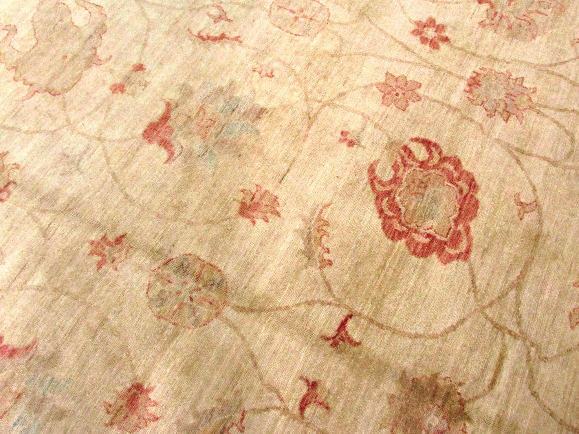 16' 4 x 23' 5 Hand Knotted Peshawar Ziegler Oriental Rug