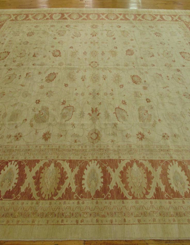 Detail image of 16' 4 x 23' 5  Hand Knotted Peshawar Ziegler Oriental Rug