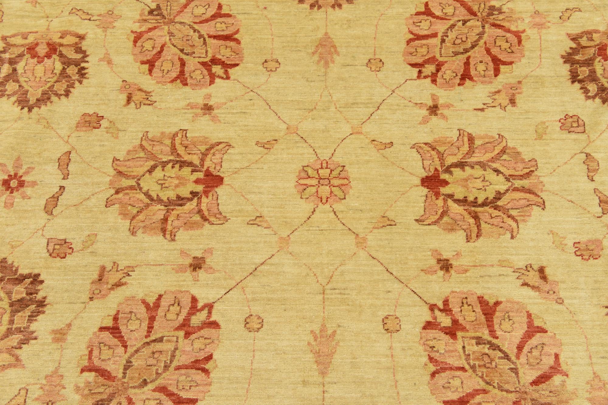 15' 1 x 23' 8 Hand Knotted Peshawar Ziegler Oriental Rug