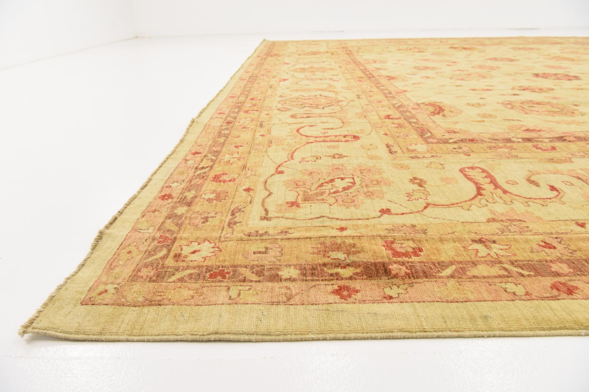 15' 1 x 23' 8 Hand Knotted Peshawar Ziegler Oriental Rug