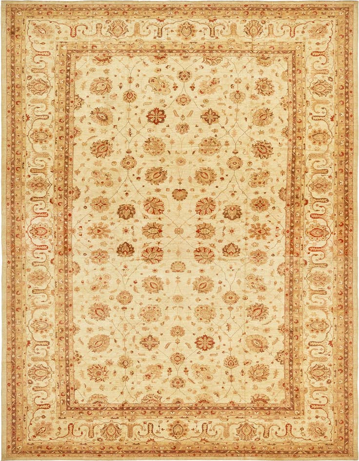 Detail image of 15' 1 x 23' 8 Hand Knotted Peshawar Ziegler Oriental Rug
