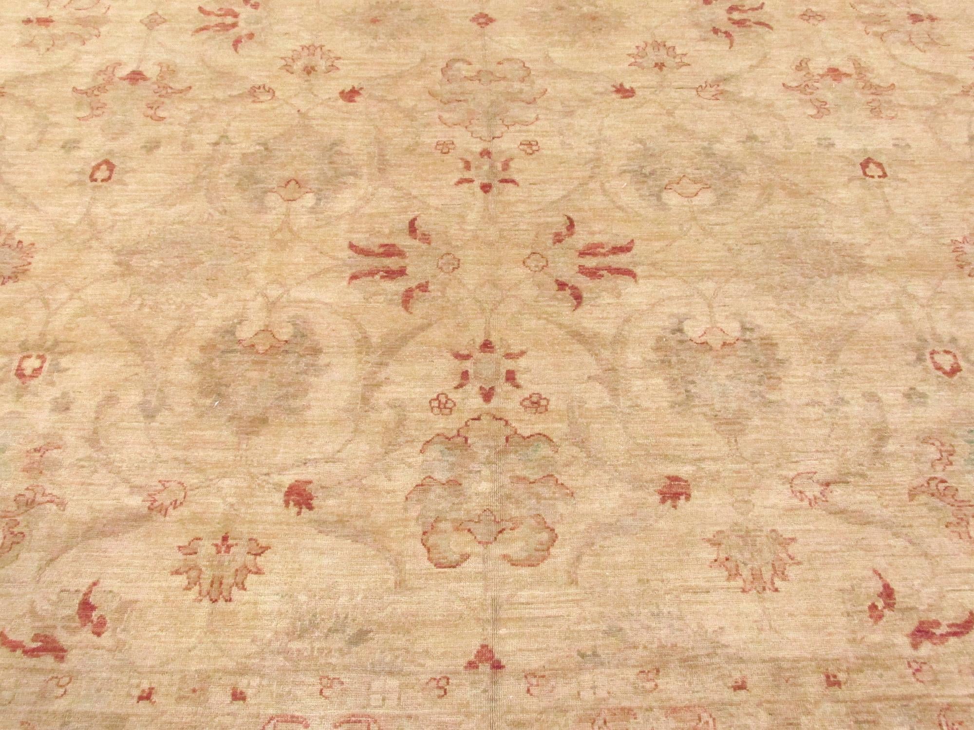 17' 11 x 28' 6 Hand Knotted Peshawar Ziegler Oriental Rug