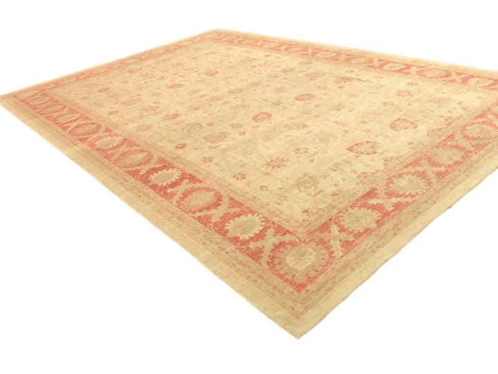 15' 7 x 23' Hand Knotted Peshawar Ziegler Oriental Rug