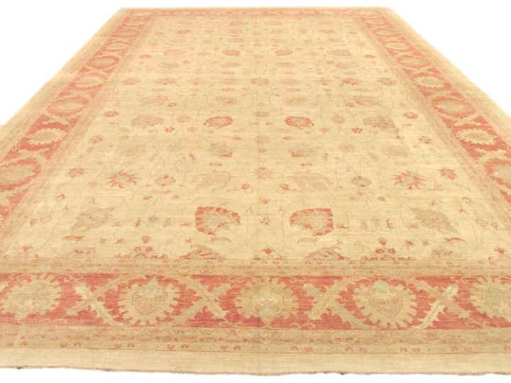 15' 7 x 23' Hand Knotted Peshawar Ziegler Oriental Rug