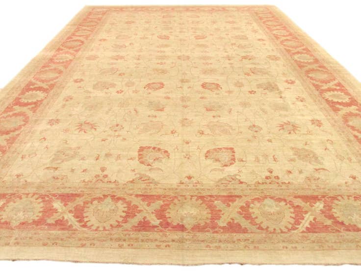 Detail image of 15' 7 x 23' Hand Knotted Peshawar Ziegler Oriental Rug