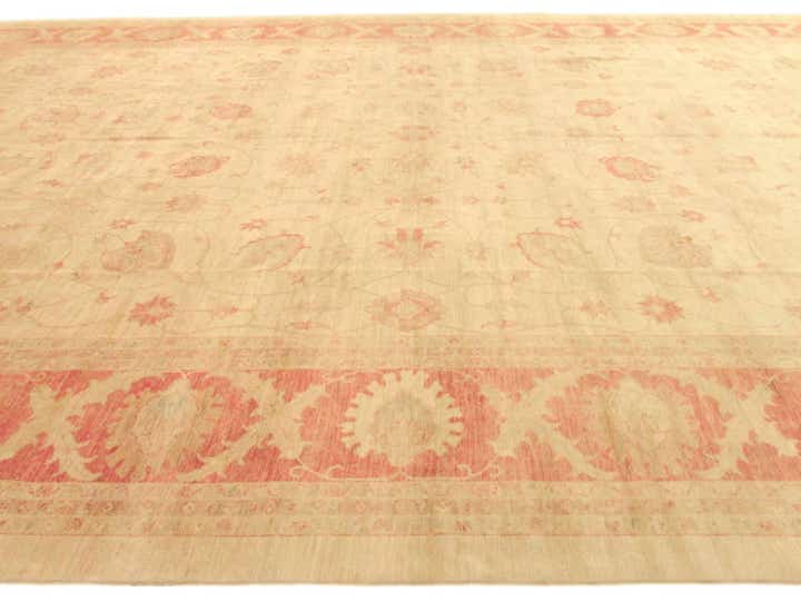 15' 7 x 23' Hand Knotted Peshawar Ziegler Oriental Rug